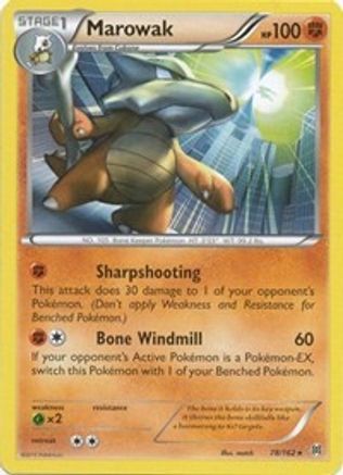 Marowak 078  - Rare