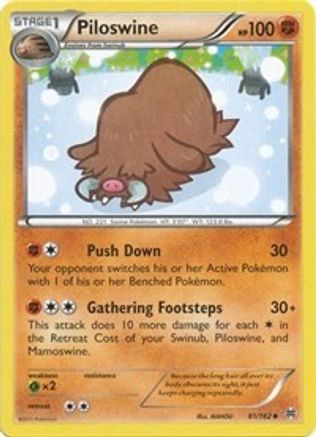 Piloswine 081  - Uncommon