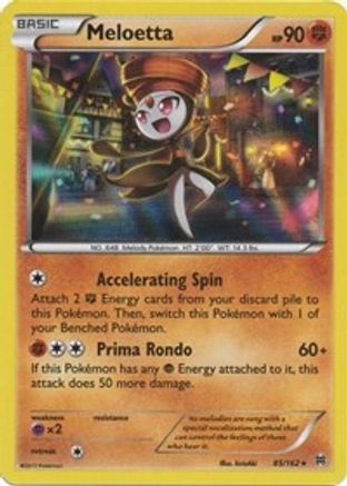 Meloetta 085  - Holofoil - Holo Rare
