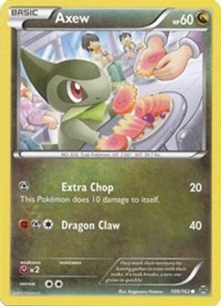 Axew (109/162) [XY : PERCÉE] 