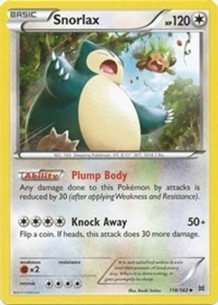 Snorlax 118  - Uncommon