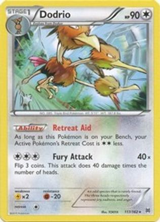 Dodrio 117  - Rare