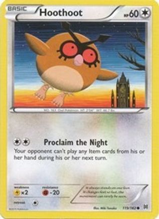 Hoothoot (119/162) [XY : PERCÉE] 