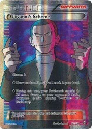 Giovanni's Scheme (Full Art) 162  - Holofoil - Ultra Rare