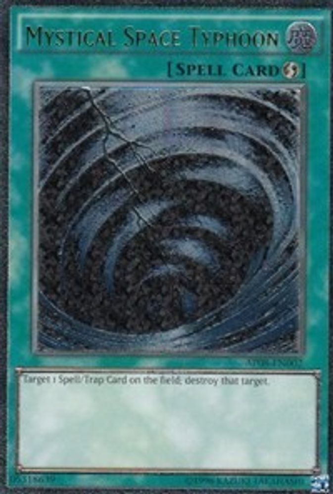 Mystical Space Typhoon (UTR) (AP08-EN002) - Ultimate Rare