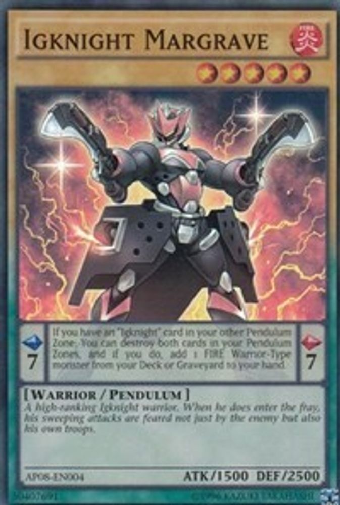 Igknight Margrave (AP08-EN004) - Super Rare