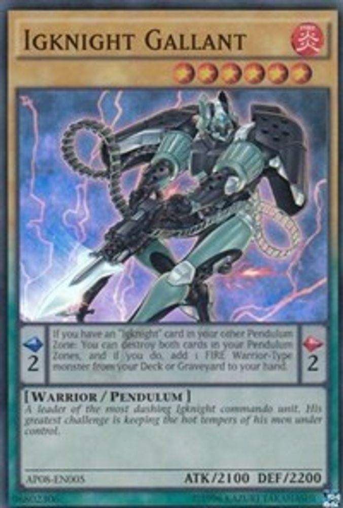 Igknight Gallant (AP08-EN005) - Super Rare