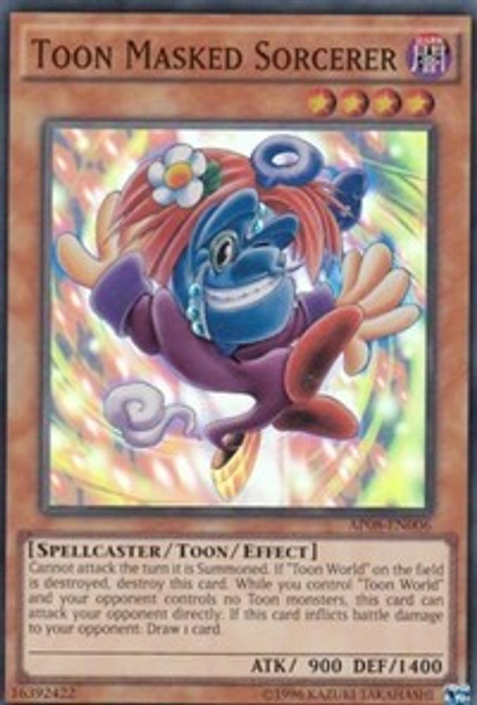 Toon Masked Sorcerer (AP08-EN006) - Super Rare