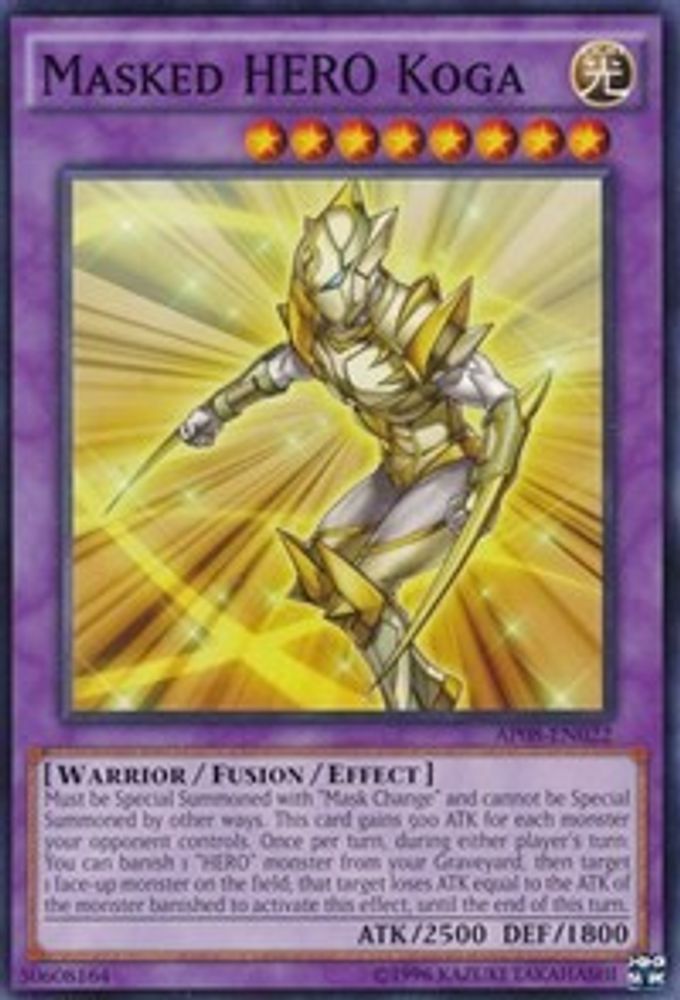Masked HERO Koga (AP08-EN022) - Common