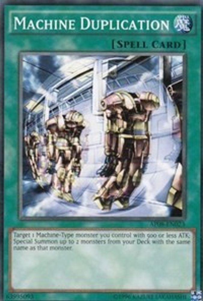 Machine Duplication (AP08-EN023) - Common