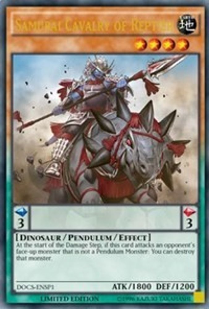Samurai Cavalry of Reptier (ENSP1) (DOCS-ENSP1) - Ultra Rare