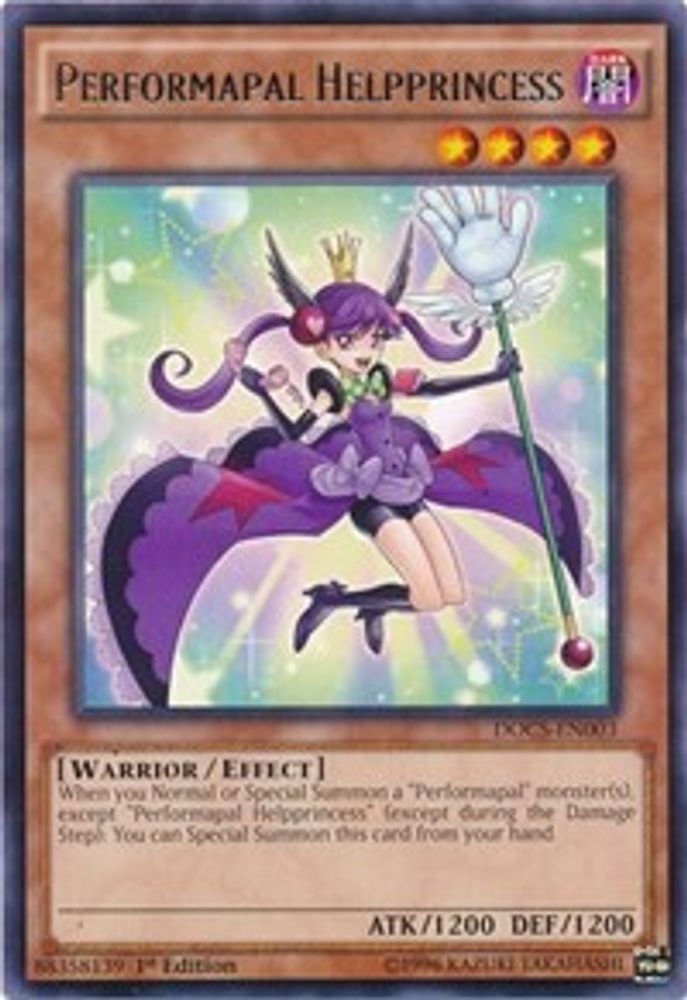 Performapal Helpprincess (DOCS-EN003) - Rare
