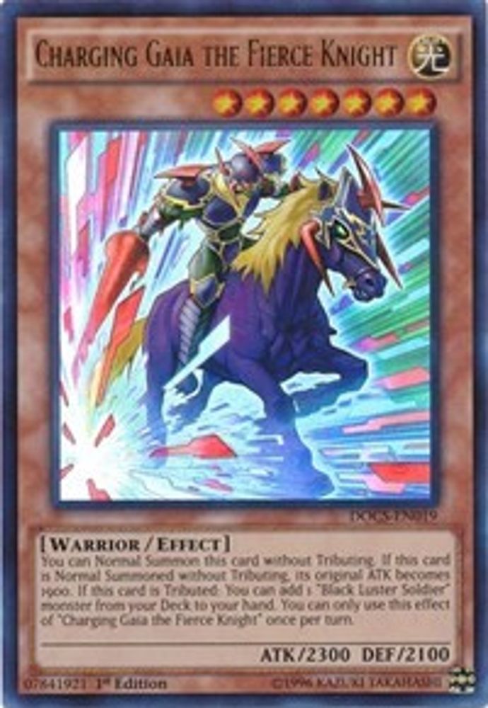 Charging Gaia the Fierce Knight (DOCS-EN019) - Ultra Rare