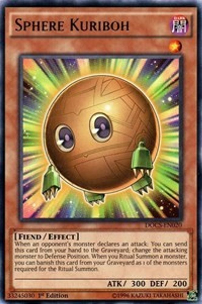 Sphère Kuriboh [DOCS-EN020] Rare 