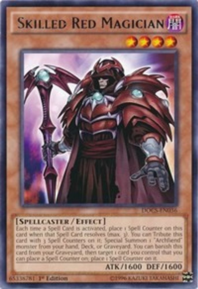 Skilled Red Magician (DOCS-EN036) - Rare