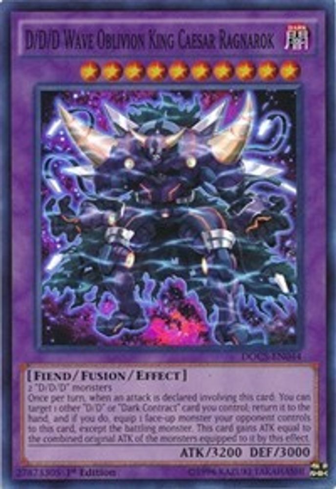 D/D/D Wave Oblivion King Caesar Ragnarok (DOCS-EN044) - Super Rare