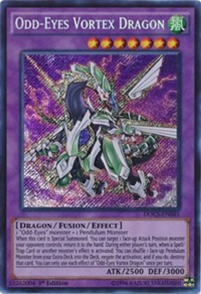 Odd-Eyes Vortex Dragon (DOCS-EN045) - Secret Rare