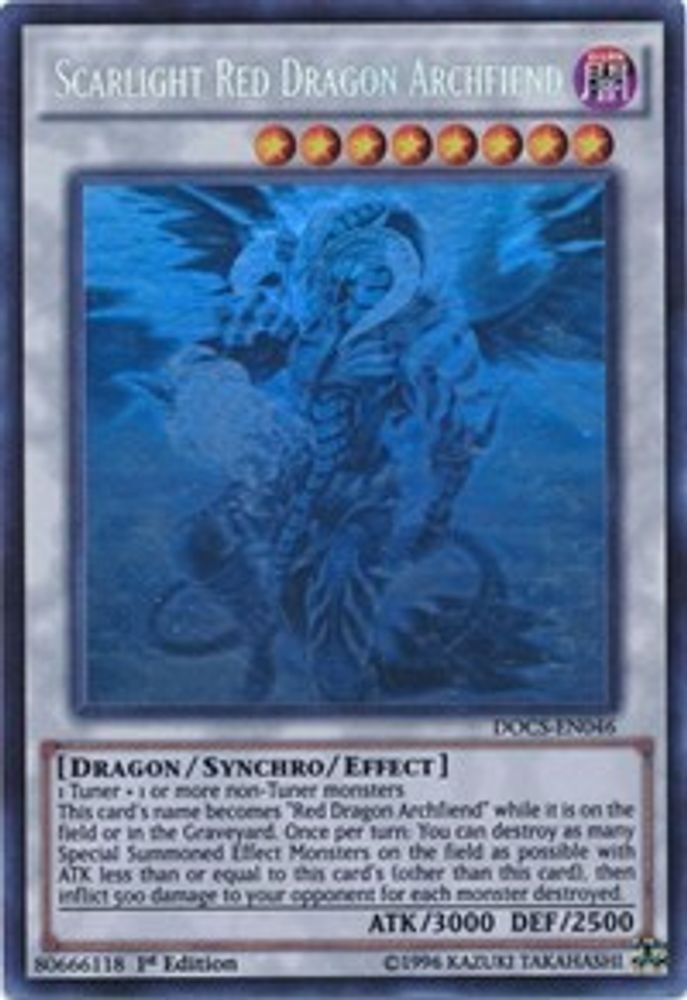 Scarlight Red Dragon Archfiend (Ghost Rare) (DOCS-EN046) - Ghost Rare