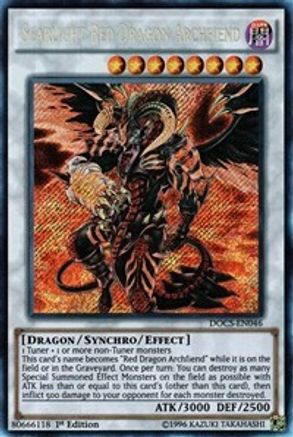 Scarlight Red Dragon Archfiend (DOCS-EN046) - Dimension of Chaos Unlimited