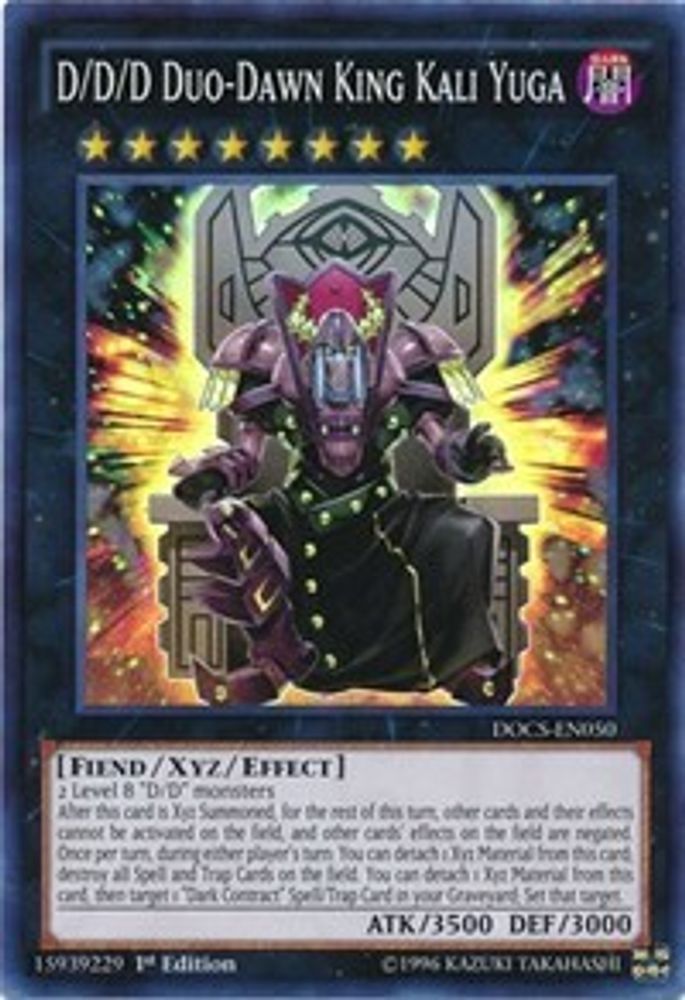 D/D/D Duo-Dawn King Kali Yuga (DOCS-EN050) - Super Rare