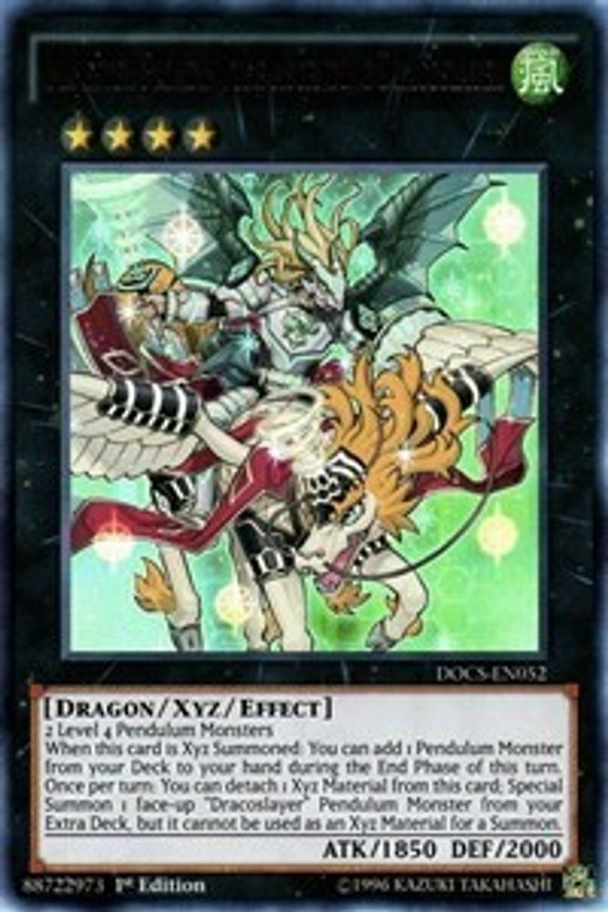 Majester Paladin, the Ascending Dracoslayer (DOCS-EN052) - Ultra Rare