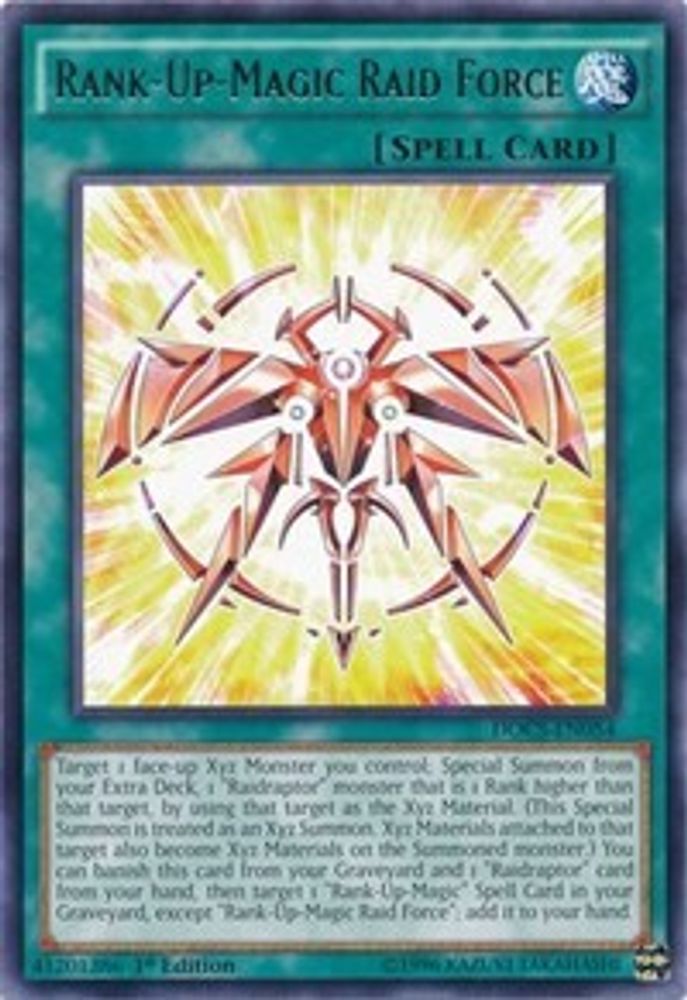 Rank-Up-Magic Raid Force (DOCS-EN054) - Rare