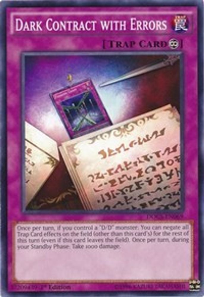 Dark Contract with Errors (DOCS-EN069) - Common
