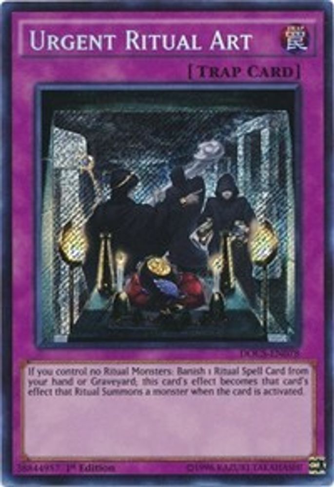 Urgent Ritual Art (DOCS-EN078) - Secret Rare