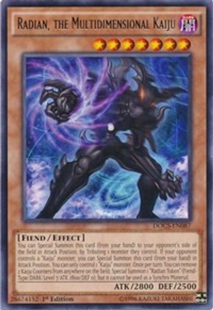 Radian, the Multidimensional Kaiju (DOCS-EN087) - Rare