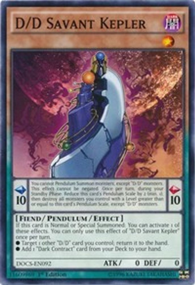 D/D Savant Kepler (DOCS-EN092) - Common