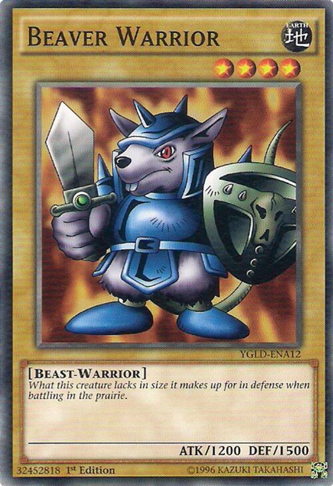 Beaver Warrior (YGLD-ENA12) - Common