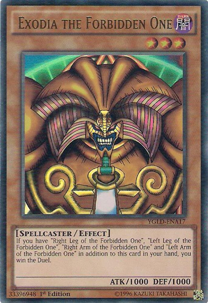 Exodia l'Interdit [YGLD-ENA17] Ultra Rare 