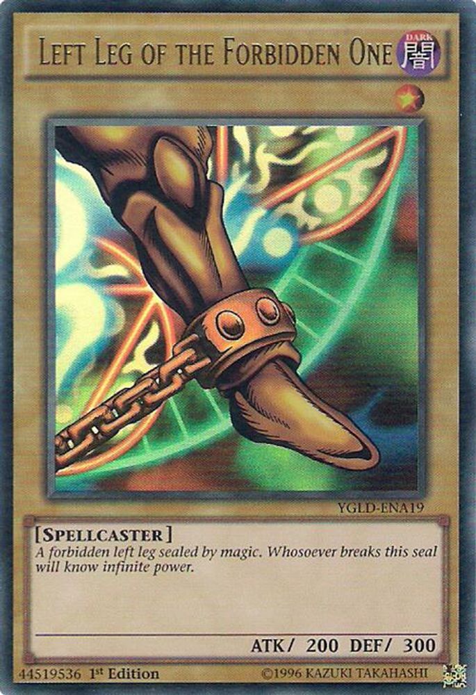 Left Leg of the Forbidden One (YGLD-ENA19) - Ultra Rare