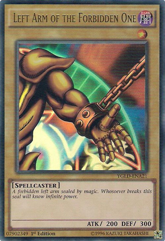 Left Arm of the Forbidden One (YGLD-ENA21) - Ultra Rare