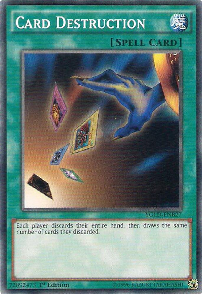 Card Destruction (YGLD-ENB27) - Common