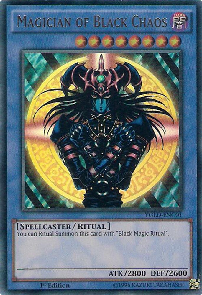 Magician of Black Chaos (YGLD-ENC01) - Ultra Rare