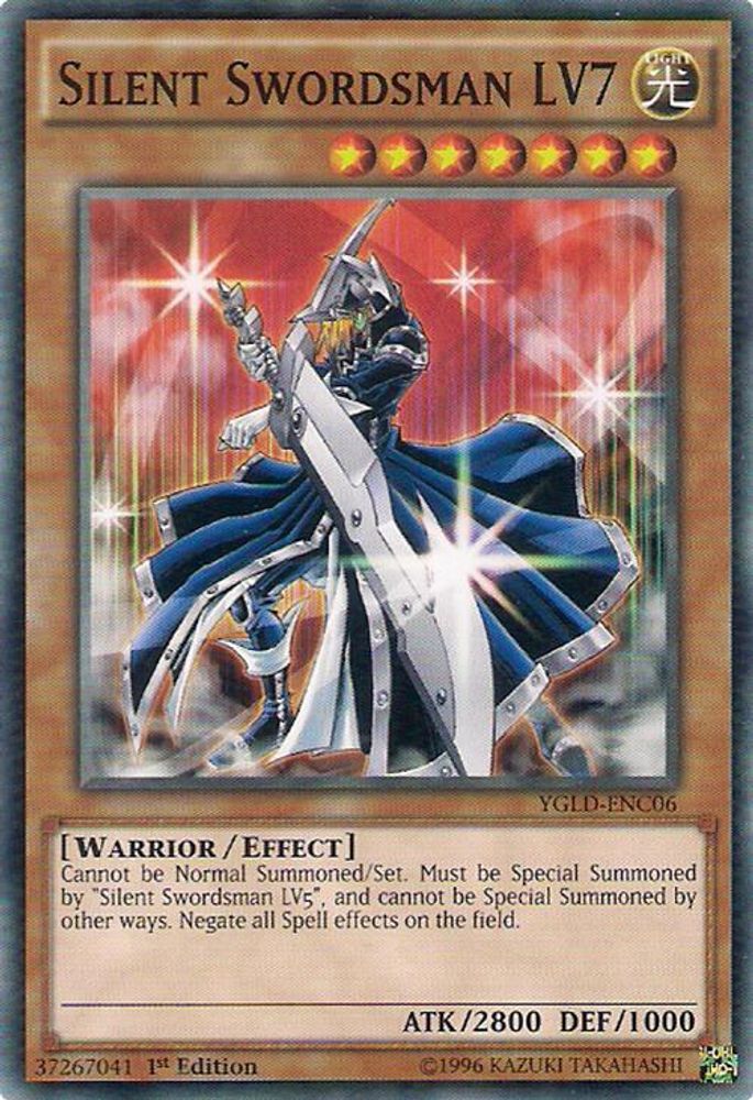 Silent Swordsman LV7 (YGLD-ENC06) - Common