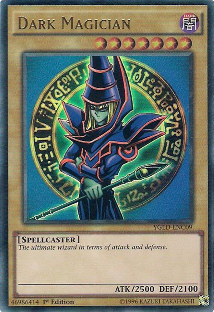 Magicien Sombre [YGLD-ENC09] Ultra Rare 