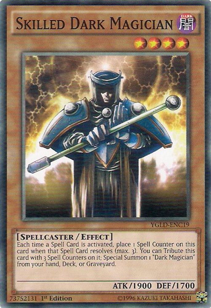 Skilled Dark Magician (YGLD-ENC19) - Common