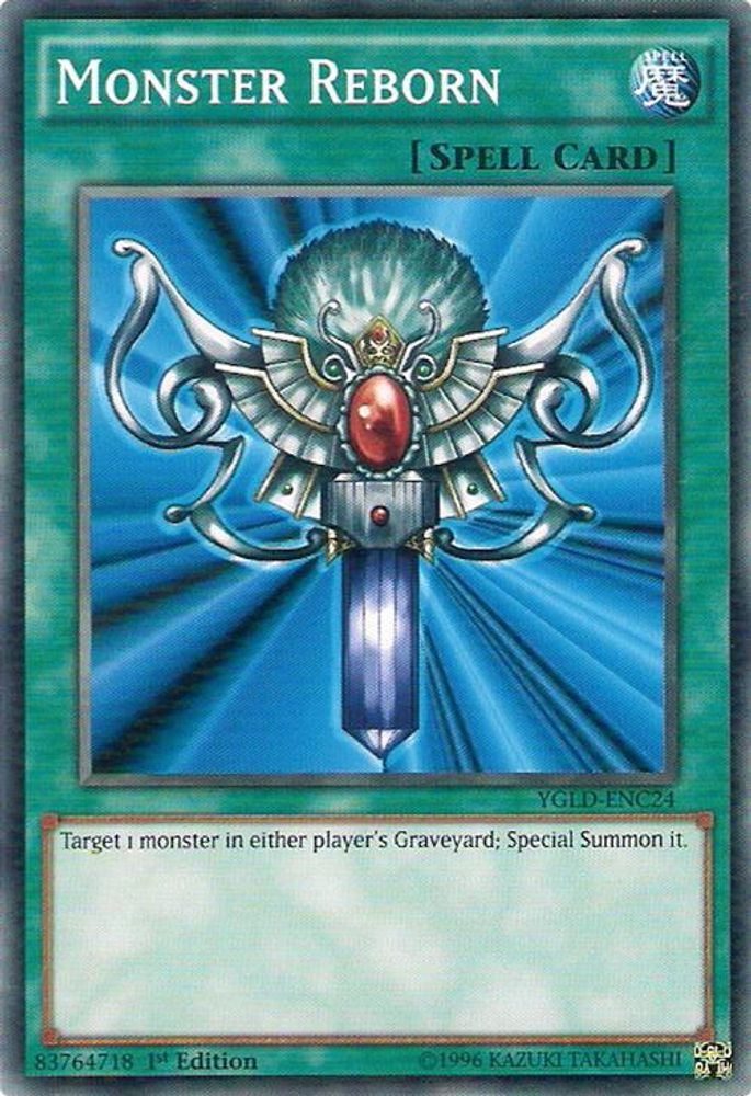 Monster Reborn (C) (YGLD-ENC24) - Common