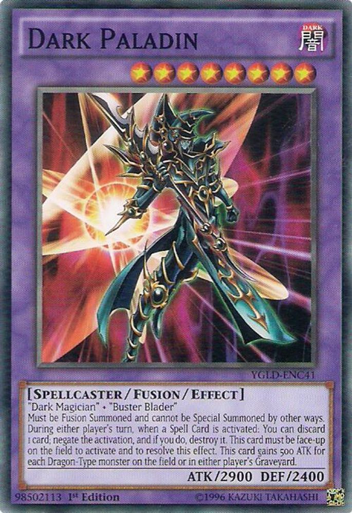 Paladin sombre [YGLD-ENC41] Commun 