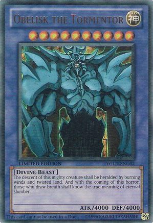Obelisk the Tormentor (YGLD-ENG02) - King of Games: Yugi's Legendary Decks Limited