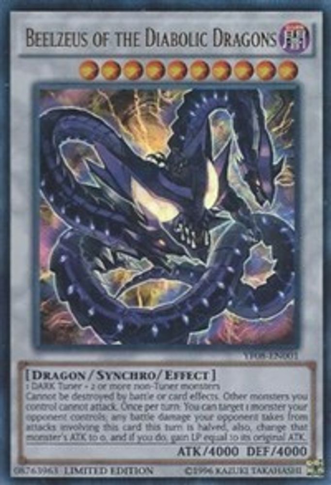 Beelzeus of the Diabolic Dragons (YF08-EN001) - Ultra Rare
