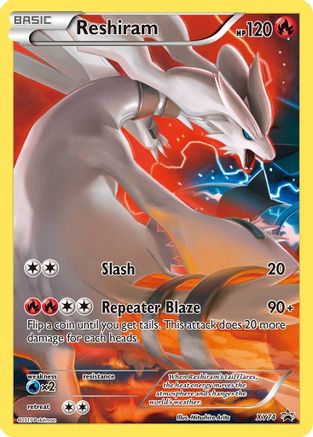 Reshiram (Full Art Promo) XY74  - Holofoil - Promo