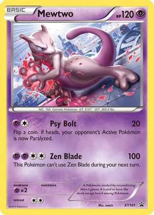 Mewtwo - XY101  - Holofoil - Promo