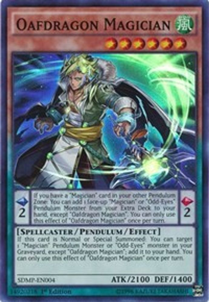Oafdragon Magician (SDMP-EN004) - Super Rare