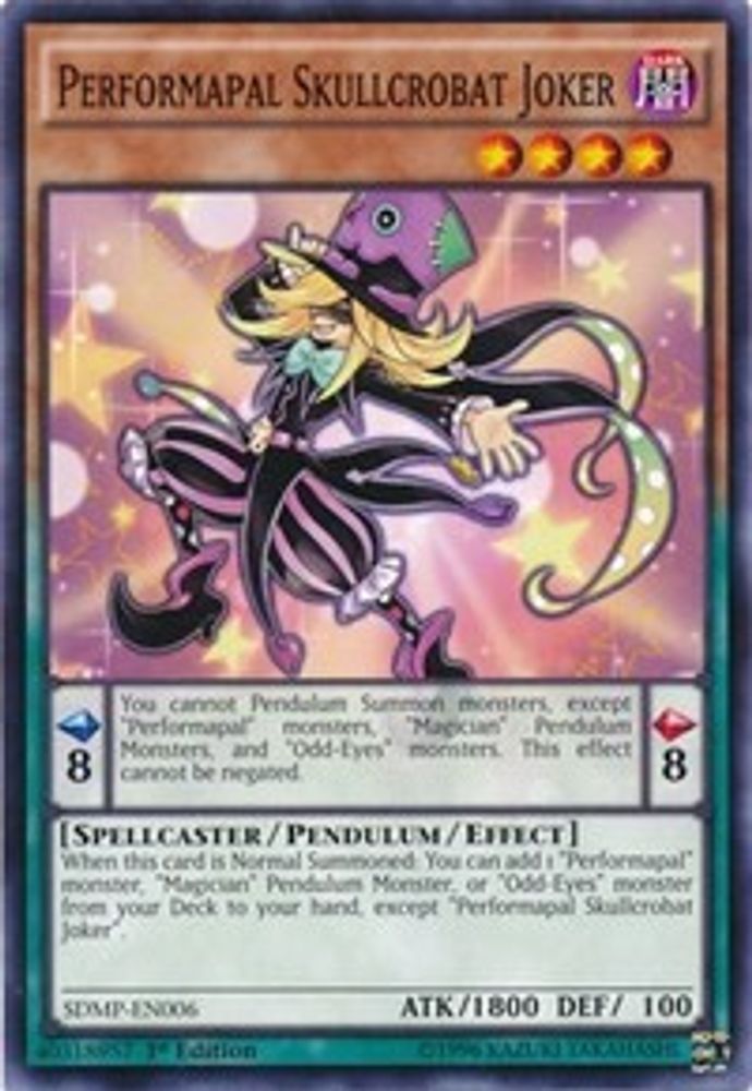Performapal Skullcrobat Joker (SDMP-EN006) - Common
