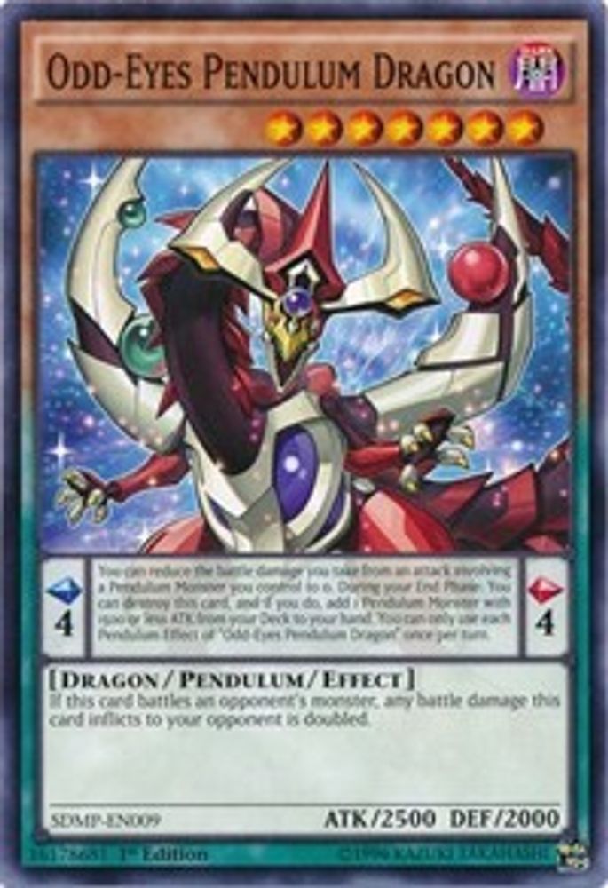 Odd-Eyes Pendulum Dragon (SDMP-EN009) - Common