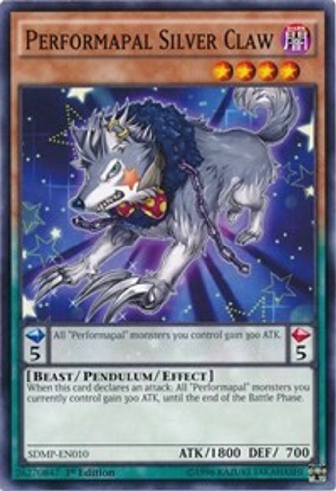 Performapal Silver Claw (SDMP-EN010) - Common