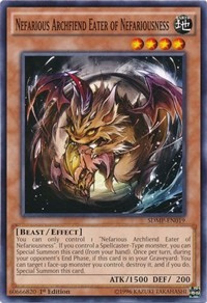 Nefarious Archfiend Eater of Nefariousness (SDMP-EN019) - Common
